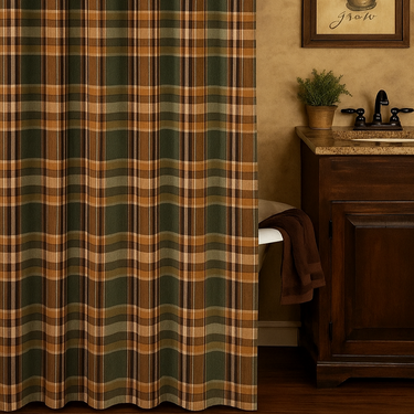 Wood River Shower Curtain 72